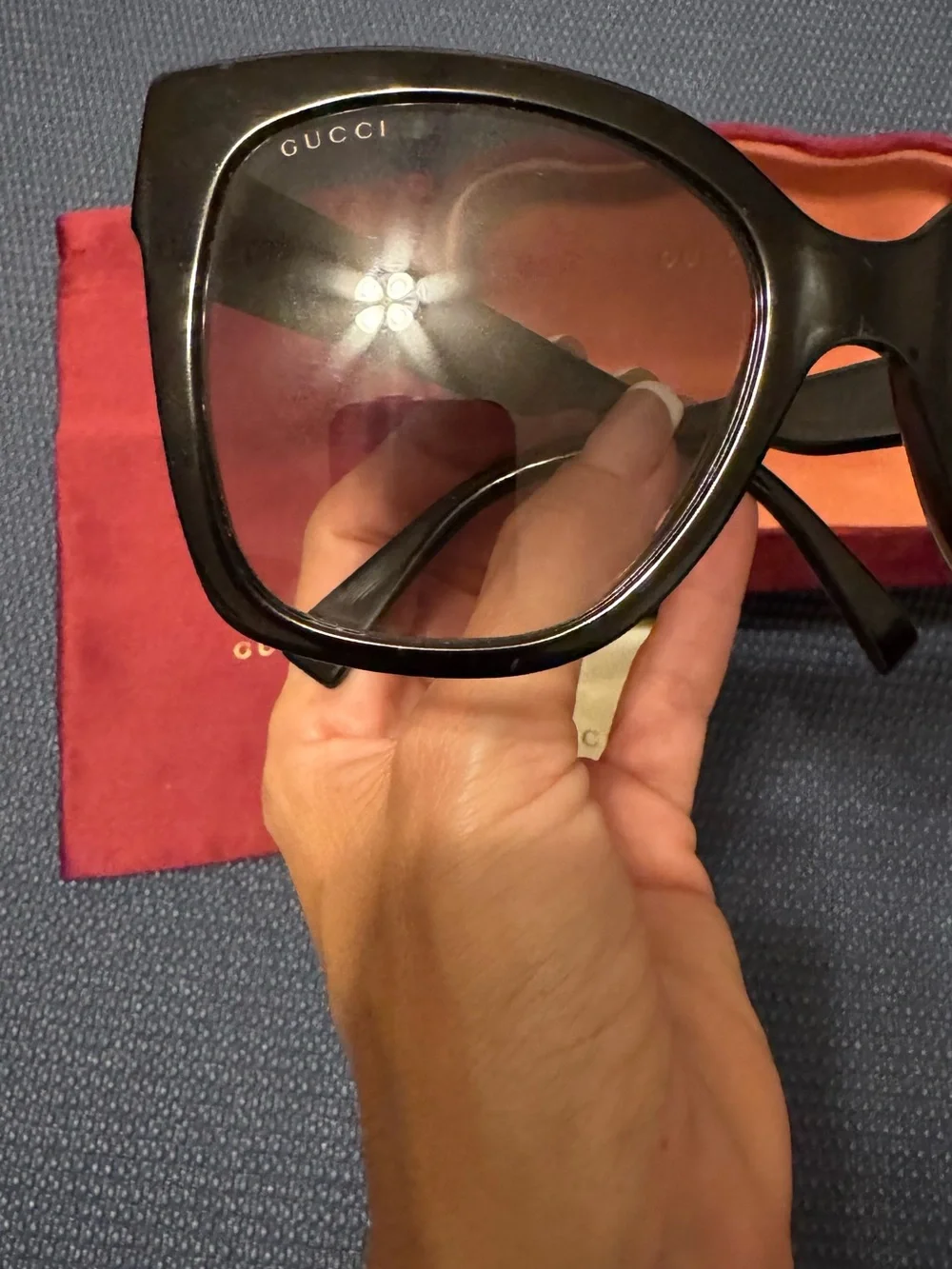 Gucci Black Frame Sunglasses (Gucci GG0459S 001)